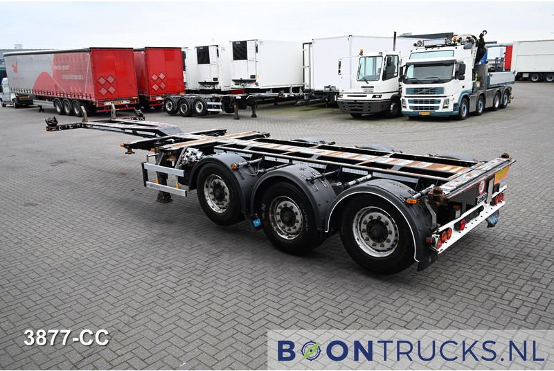 D-Tec FLEXITRAILER LS | 2x20-30-40-45ft HC * 2x LIFT AXLE * BPW / DISC * 2x EXTENDABLE - Транспортер на контејнер/ Полуприколка со променливо тело: слика 3 D-Tec FLEXITRAILER LS | 2x20-30-40-45ft HC * 2x LIFT AXLE * BPW / DISC * 2x EXTENDABLE - Транспортер на контејнер/ Полуприколка со променливо тело: слика 3