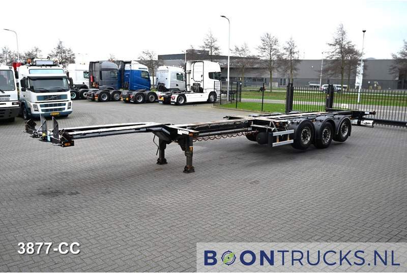 D-Tec FLEXITRAILER LS | 2x20-30-40-45ft HC * 2x LIFT AXLE * BPW / DISC * 2x EXTENDABLE - Транспортер на контејнер/ Полуприколка со променливо тело: слика 5 D-Tec FLEXITRAILER LS | 2x20-30-40-45ft HC * 2x LIFT AXLE * BPW / DISC * 2x EXTENDABLE - Транспортер на контејнер/ Полуприколка со променливо тело: слика 5