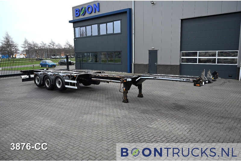 D-Tec FLEXITRAILER LS | 2x20-30-40-45ft HC * 2x LIFT AXLE * BPW / DISC * 2x EXTENDABLE - Транспортер на контејнер/ Полуприколка со променливо тело: слика 4 D-Tec FLEXITRAILER LS | 2x20-30-40-45ft HC * 2x LIFT AXLE * BPW / DISC * 2x EXTENDABLE - Транспортер на контејнер/ Полуприколка со променливо тело: слика 4