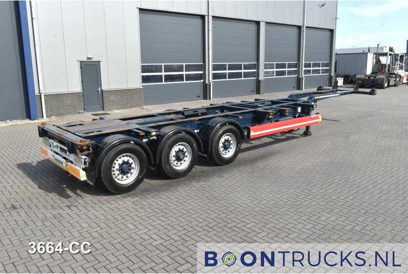 Krone SD BOX LINER | 2x20-40-45ft HC * LIFT AXLE * BPW/DISC * EXTENDABLE REAR * 7x AVAILABLE - Транспортер на контејнер/ Полуприколка со променливо тело: слика 1 Krone SD BOX LINER | 2x20-40-45ft HC * LIFT AXLE * BPW/DISC * EXTENDABLE REAR * 7x AVAILABLE - Транспортер на контејнер/ Полуприколка со променливо тело: слика 1