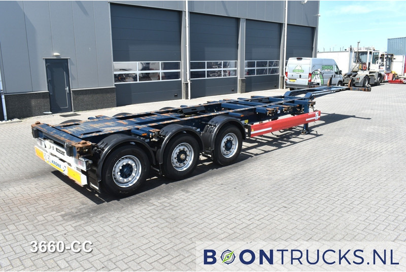 Krone SD BOX LINER | 2x20-40-45ft HC * LIFT AXLE * BPW/DISC * EXTENDABLE REAR * 9x AVAILABLE - Транспортер на контејнер/ Полуприколка со променливо тело: слика 1 Krone SD BOX LINER | 2x20-40-45ft HC * LIFT AXLE * BPW/DISC * EXTENDABLE REAR * 9x AVAILABLE - Транспортер на контејнер/ Полуприколка со променливо тело: слика 1