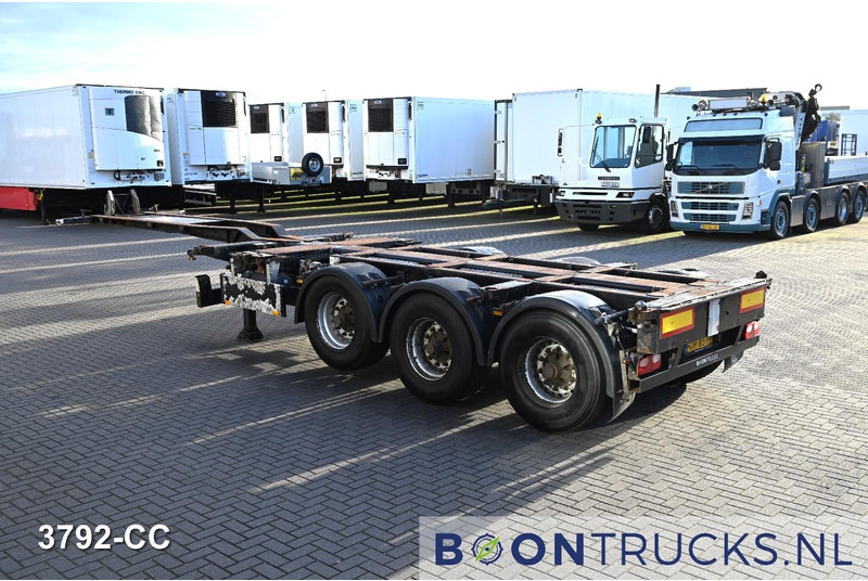 Pacton T3-010 2x20-30-40-45ft HC * 2x EXTENDABLE * 1x LIFT AXLE * NL TRAILER - Транспортер на контејнер/ Полуприколка со променливо тело: слика 3 Pacton T3-010 2x20-30-40-45ft HC * 2x EXTENDABLE * 1x LIFT AXLE * NL TRAILER - Транспортер на контејнер/ Полуприколка со променливо тело: слика 3