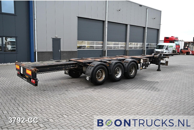 Pacton T3-010 2x20-30-40-45ft HC * 2x EXTENDABLE * 1x LIFT AXLE * NL TRAILER - Транспортер на контејнер/ Полуприколка со променливо тело: слика 2 Pacton T3-010 2x20-30-40-45ft HC * 2x EXTENDABLE * 1x LIFT AXLE * NL TRAILER - Транспортер на контејнер/ Полуприколка со променливо тело: слика 2