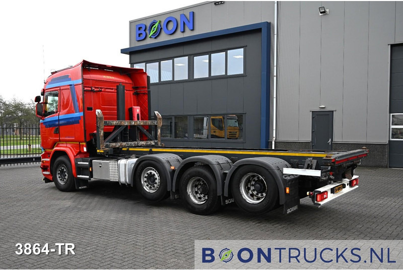 Scania R450 8x2 | EURO6 * CONTAINER TRANSPORT * 20ft TIPPING * NL TRUCK * APK 02-2026 - Транспортер на контејнер/ Камион со променливо тело: слика 4 Scania R450 8x2 | EURO6 * CONTAINER TRANSPORT * 20ft TIPPING * NL TRUCK * APK 02-2026 - Транспортер на контејнер/ Камион со променливо тело: слика 4