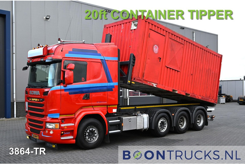 Scania R450 8x2 | EURO6 * CONTAINER TRANSPORT * 20ft TIPPING * NL TRUCK * APK 02-2026 - Транспортер на контејнер/ Камион со променливо тело: слика 1 Scania R450 8x2 | EURO6 * CONTAINER TRANSPORT * 20ft TIPPING * NL TRUCK * APK 02-2026 - Транспортер на контејнер/ Камион со променливо тело: слика 1