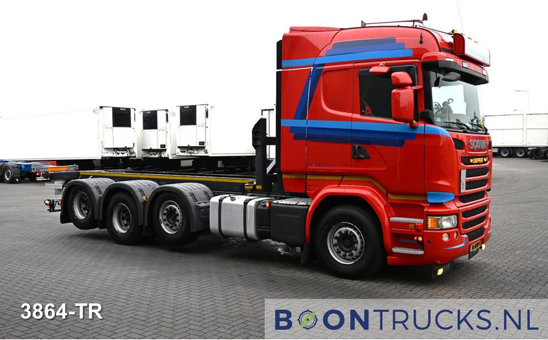 Scania R450 8x2 | EURO6 * CONTAINER TRANSPORT * 20ft TIPPING * NL TRUCK * APK 02-2026 - Транспортер на контејнер/ Камион со променливо тело: слика 3 Scania R450 8x2 | EURO6 * CONTAINER TRANSPORT * 20ft TIPPING * NL TRUCK * APK 02-2026 - Транспортер на контејнер/ Камион со променливо тело: слика 3