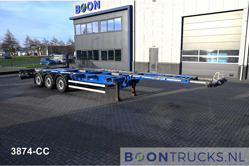 Schmitz Cargobull SCB*S3D | 2x20-30-40-45ft HC * LIFT AXLE * DISC BRAKE * EXTENDABLE REAR - Транспортер на контејнер/ Полуприколка со променливо тело: слика 4 Schmitz Cargobull SCB*S3D | 2x20-30-40-45ft HC * LIFT AXLE * DISC BRAKE * EXTENDABLE REAR - Транспортер на контејнер/ Полуприколка со променливо тело: слика 4