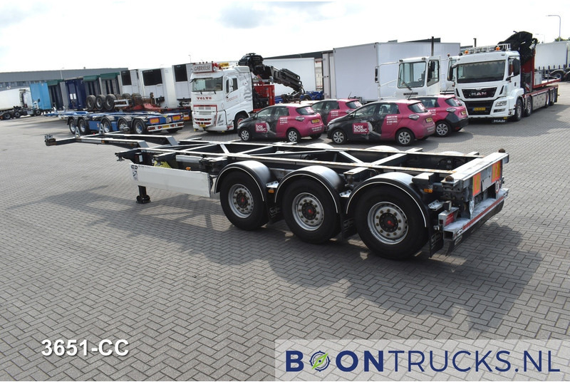 Van Hool A3C002 2x20-30-40-45ft HC * LIFT AXLE * SAF / DISC * EXTENDABLE REAR - Транспортер на контејнер/ Полуприколка со променливо тело: слика 3 Van Hool A3C002 2x20-30-40-45ft HC * LIFT AXLE * SAF / DISC * EXTENDABLE REAR - Транспортер на контејнер/ Полуприколка со променливо тело: слика 3