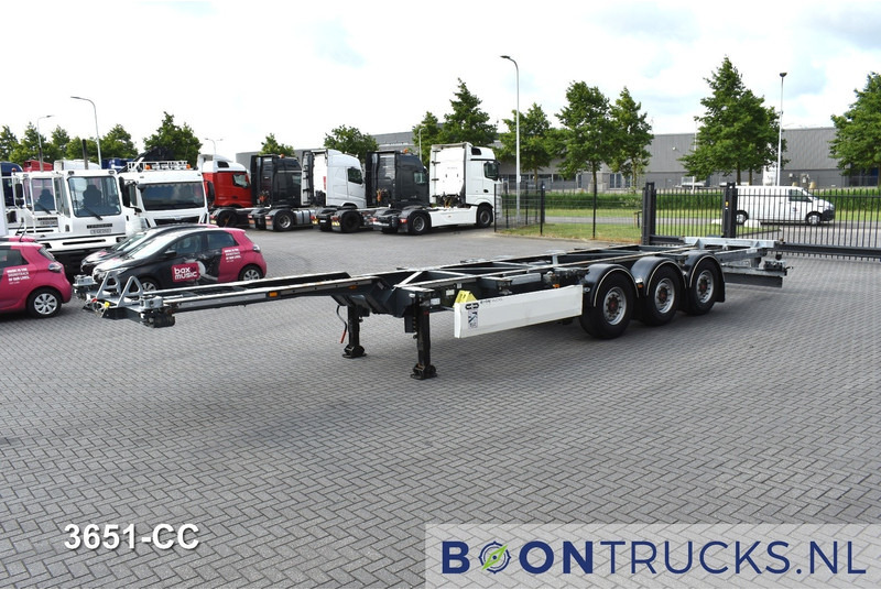 Van Hool A3C002 2x20-30-40-45ft HC * LIFT AXLE * SAF / DISC * EXTENDABLE REAR - Транспортер на контејнер/ Полуприколка со променливо тело: слика 5 Van Hool A3C002 2x20-30-40-45ft HC * LIFT AXLE * SAF / DISC * EXTENDABLE REAR - Транспортер на контејнер/ Полуприколка со променливо тело: слика 5