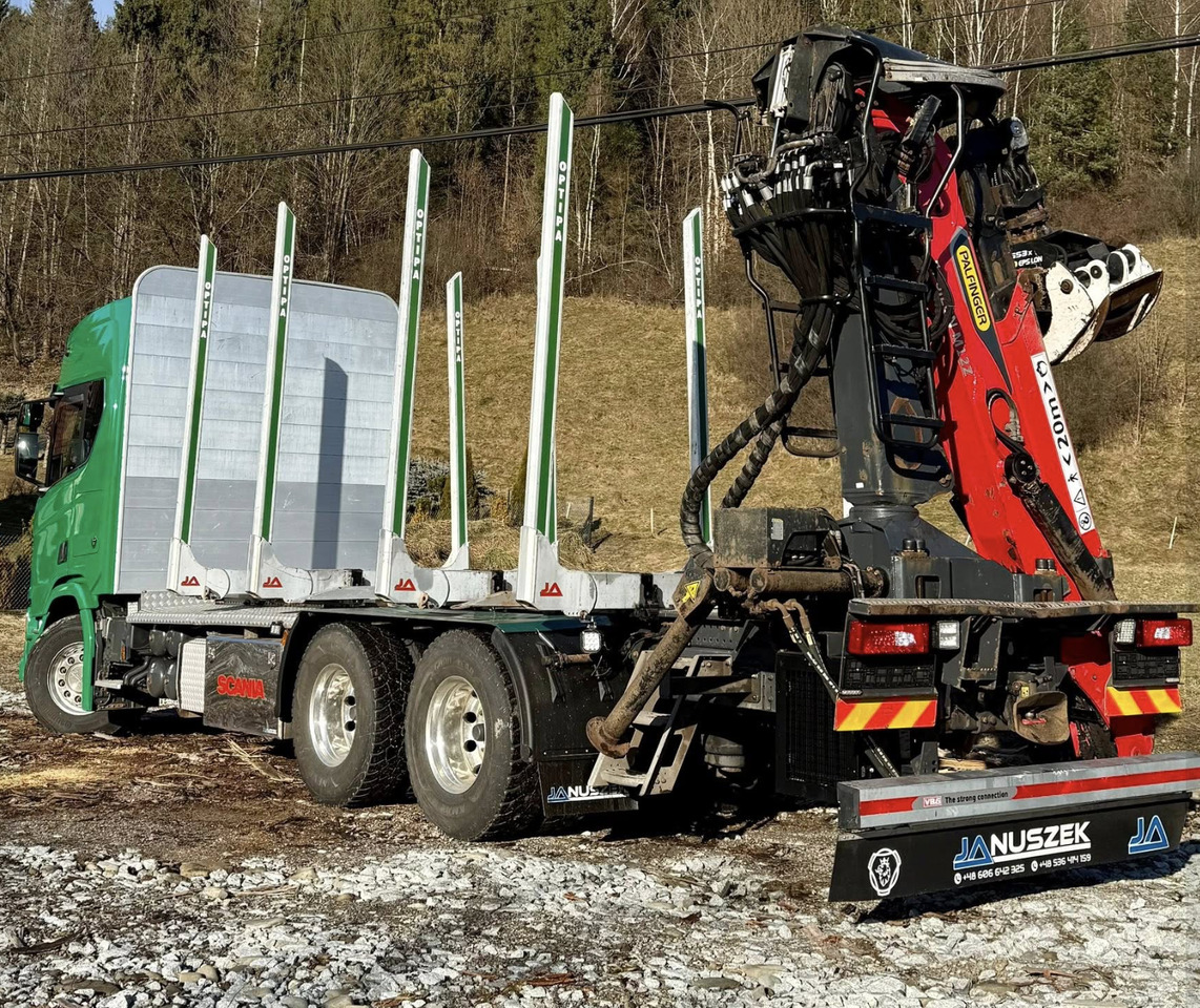 SCANIA R580 - Камион за дрва, Камион со кран: слика 4 SCANIA R580 - Камион за дрва, Камион со кран: слика 4