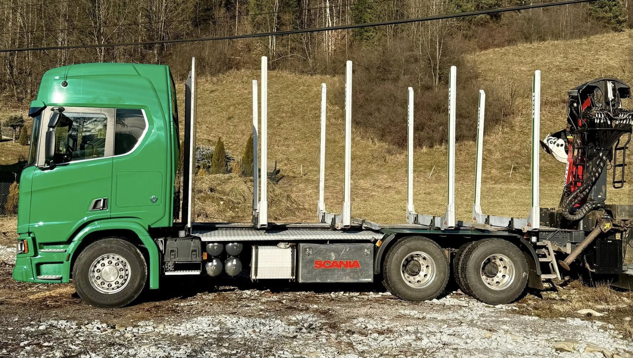 SCANIA R580 - Камион за дрва, Камион со кран: слика 3 SCANIA R580 - Камион за дрва, Камион со кран: слика 3