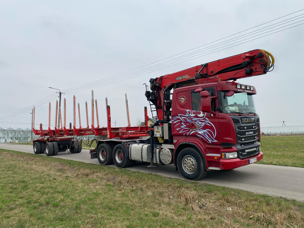SCANIA R620 - Камион за дрва, Камион со кран: слика 4 SCANIA R620 - Камион за дрва, Камион со кран: слика 4