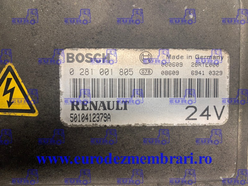 CALCULATOR MOTOR RENAULT 5010412379 - Единица за контрола за Камион: слика 2 CALCULATOR MOTOR RENAULT 5010412379 - Единица за контрола за Камион: слика 2