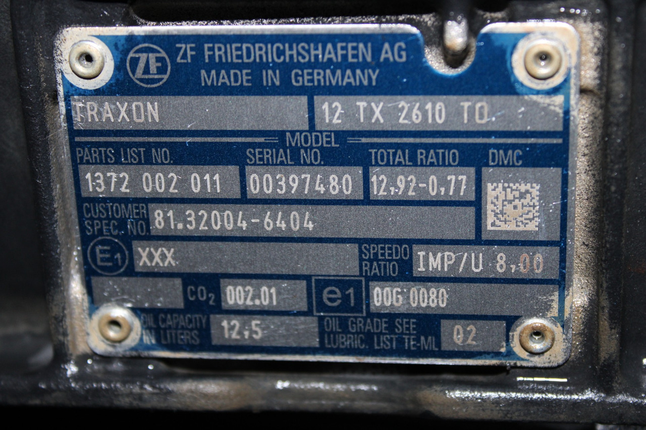 CUTIE DE VITEZE MAN TGS 8*4 TRAXON 12 TX 2610 TO 81.32004.6404 R12.92-0.77 AUTOMATA FATA RETARDER - Менувач за Камион: слика 5 CUTIE DE VITEZE MAN TGS 8*4 TRAXON 12 TX 2610 TO 81.32004.6404 R12.92-0.77 AUTOMATA FATA RETARDER - Менувач за Камион: слика 5
