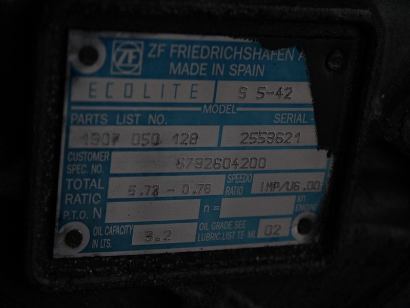 CUTIE DE VITEZE MANUALA MERCEDES ATEGO S5-42 A6732604200, 1307050128 - Менувач за Камион: слика 5 CUTIE DE VITEZE MANUALA MERCEDES ATEGO S5-42 A6732604200, 1307050128 - Менувач за Камион: слика 5