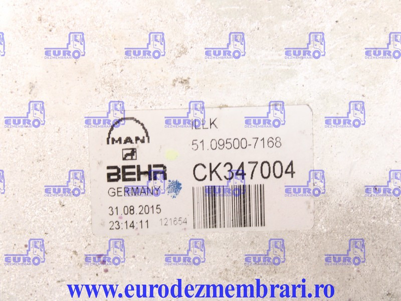 RADIATOR INTERCOOLER MAN D26 51.09500.7168, 51.09500.7196, 51.09500.7160, 51.09500.7151, 51.09500.7147 - Интеркулер за Камион: слика 2 RADIATOR INTERCOOLER MAN D26 51.09500.7168, 51.09500.7196, 51.09500.7160, 51.09500.7151, 51.09500.7147 - Интеркулер за Камион: слика 2
