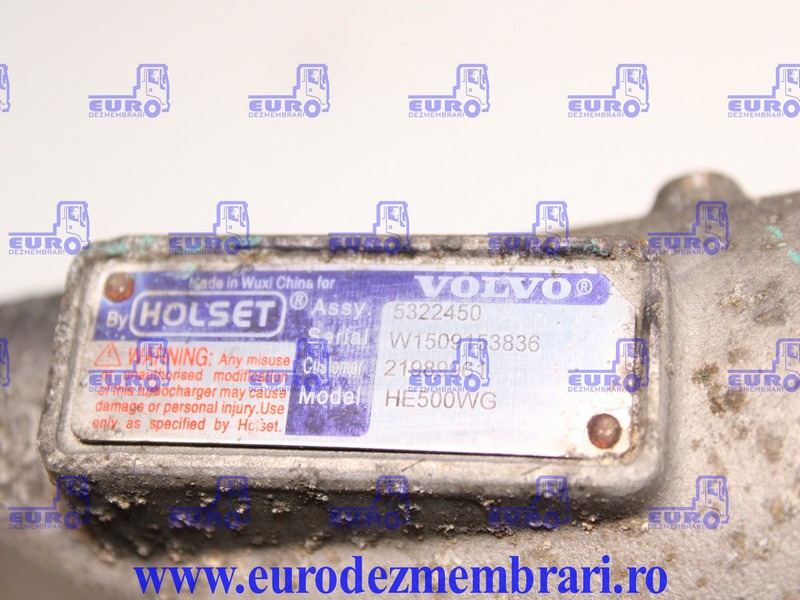 TURBOSUFLANTA VOLVO FH4 D13K 21989961, 21952490 - Турбо за Камион: слика 3 TURBOSUFLANTA VOLVO FH4 D13K 21989961, 21952490 - Турбо за Камион: слика 3