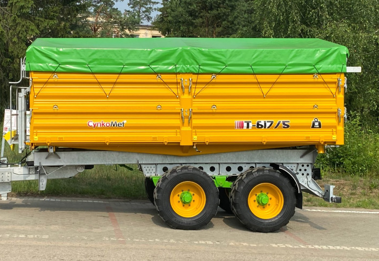 Cynkomet Przyczepa Tandem 15,5 t / Tandemanhänger / Tandem trailer / Тандемный прицеп - Земјоделска приколка за истурање/ Истурач: слика 3 Cynkomet Przyczepa Tandem 15,5 t / Tandemanhänger / Tandem trailer / Тандемный прицеп - Земјоделска приколка за истурање/ Истурач: слика 3