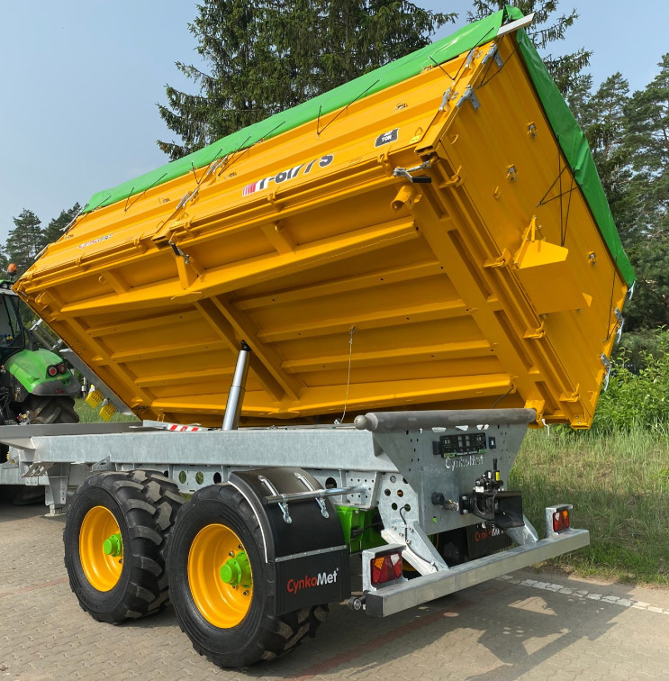 Cynkomet Przyczepa Tandem 15,5 t / Tandemanhänger / Tandem trailer / Тандемный прицеп - Земјоделска приколка за истурање/ Истурач: слика 4 Cynkomet Przyczepa Tandem 15,5 t / Tandemanhänger / Tandem trailer / Тандемный прицеп - Земјоделска приколка за истурање/ Истурач: слика 4