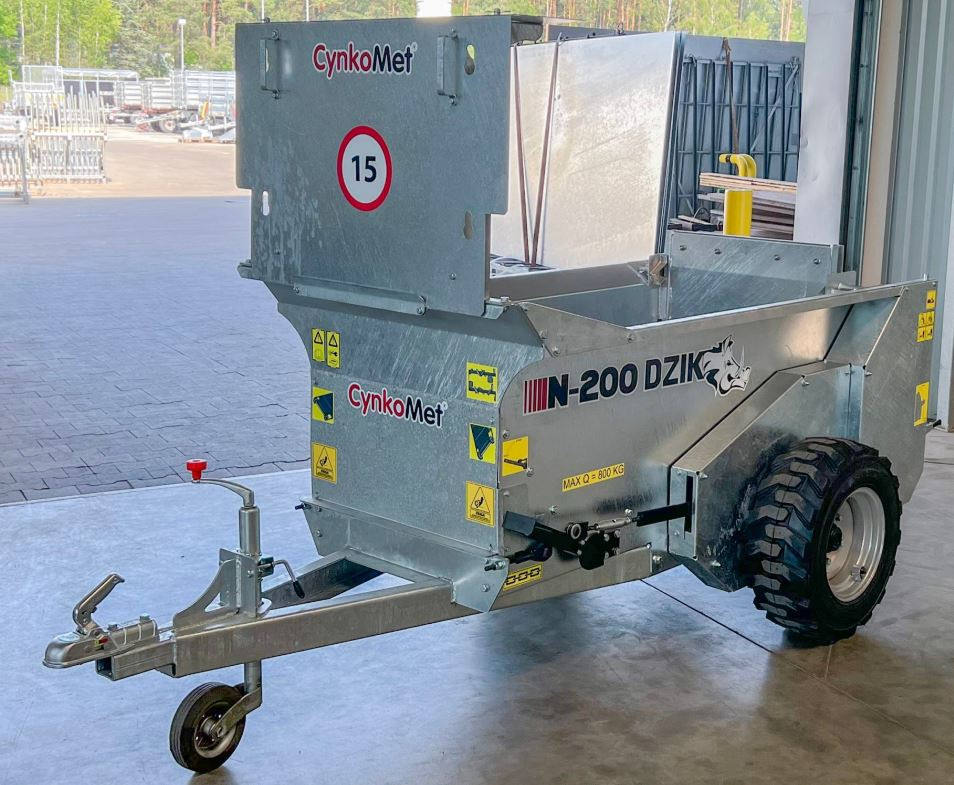 Cynkomet Rozrzutnik obornika 800 kg / Miststreuer Mini / SPREADER N-200 - Распрскувач на арско ѓубриво: слика 5 Cynkomet Rozrzutnik obornika 800 kg / Miststreuer Mini / SPREADER N-200 - Распрскувач на арско ѓубриво: слика 5