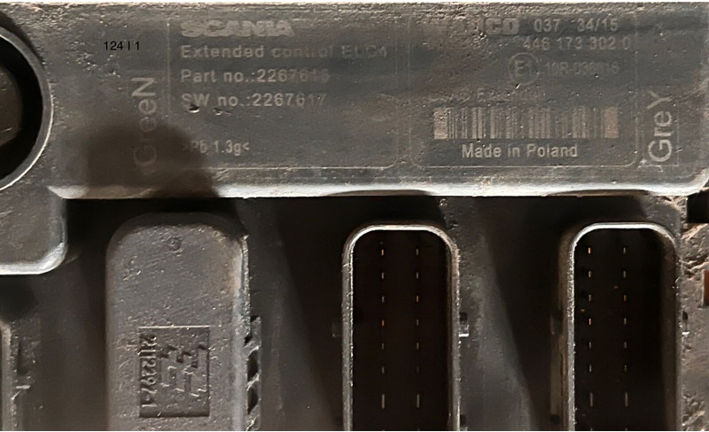 Scania ECU - Единица за контрола: слика 3 Scania ECU - Единица за контрола: слика 3