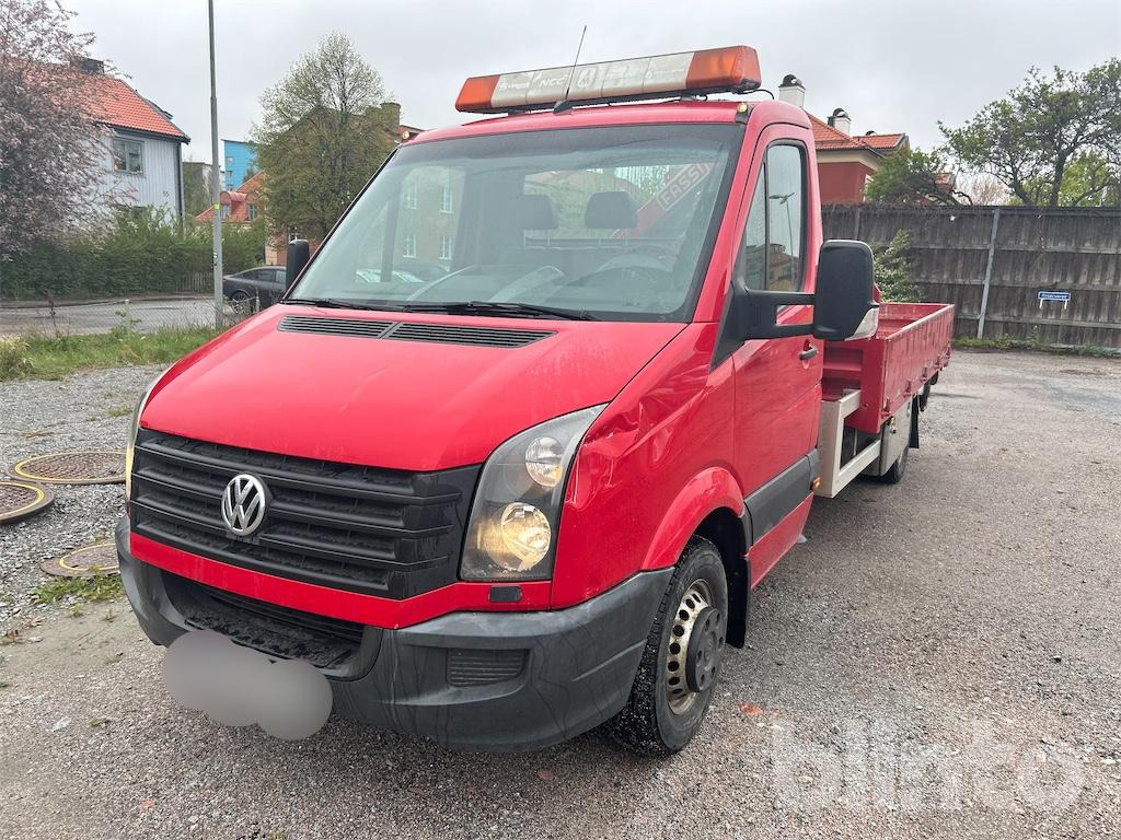 Volkswagen Crafter 50 flakbil med kran - Камион: слика 1 Volkswagen Crafter 50 flakbil med kran - Камион: слика 1
