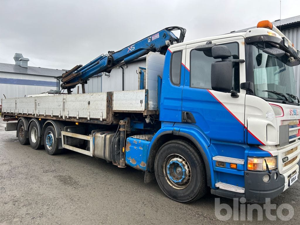 SCANIA P420 LB8X2/4 HNA - Камион со платформа, Камион со кран: слика 3 SCANIA P420 LB8X2/4 HNA - Камион со платформа, Камион со кран: слика 3