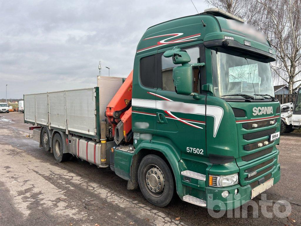 Scania R450 6x2*4 Palfinger PK22002 EH - Камион со платформа, Камион со кран: слика 3 Scania R450 6x2*4 Palfinger PK22002 EH - Камион со платформа, Камион со кран: слика 3