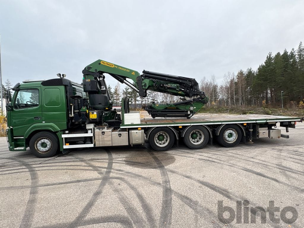 VOLVO FM 460 8x4 Tridem - Камион со платформа, Камион со кран: слика 2 VOLVO FM 460 8x4 Tridem - Камион со платформа, Камион со кран: слика 2