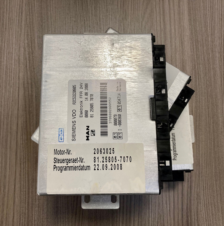 CENTRALINA FFR - MAN 81258057070 - SIEMENS VDO A2C53220805 - Единица за контрола: слика 5 CENTRALINA FFR - MAN 81258057070 - SIEMENS VDO A2C53220805 - Единица за контрола: слика 5