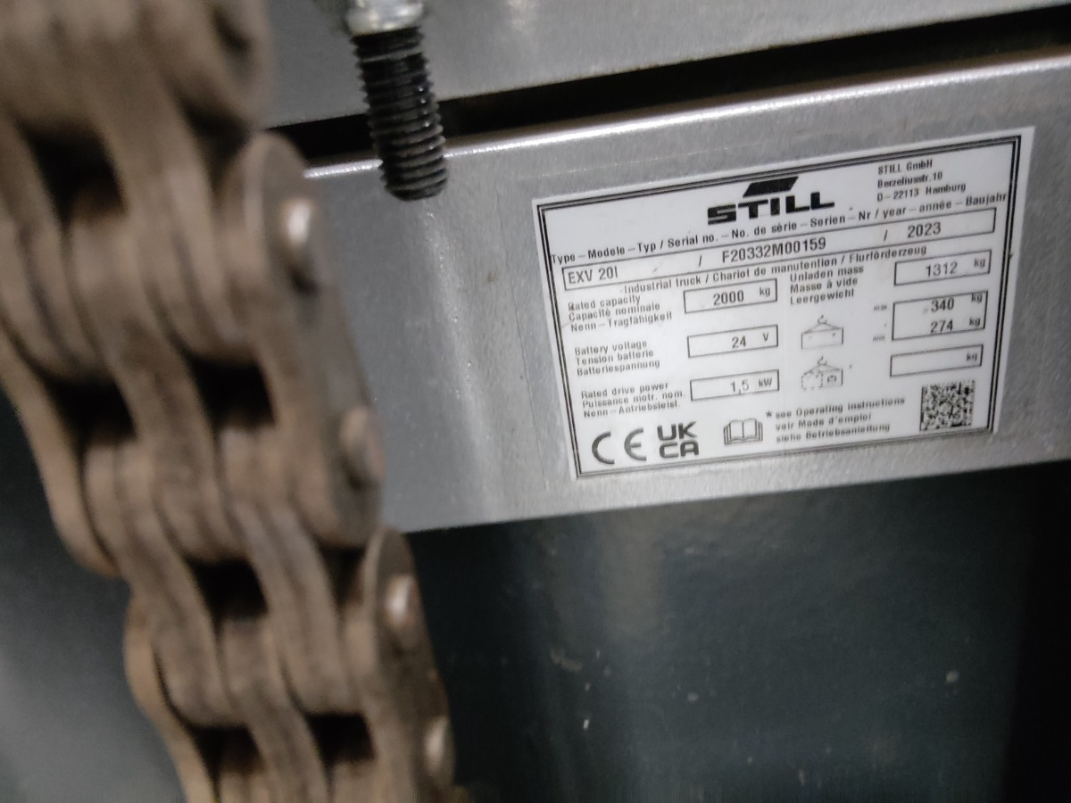 Still EXV20I - Сложувач: слика 5 Still EXV20I - Сложувач: слика 5