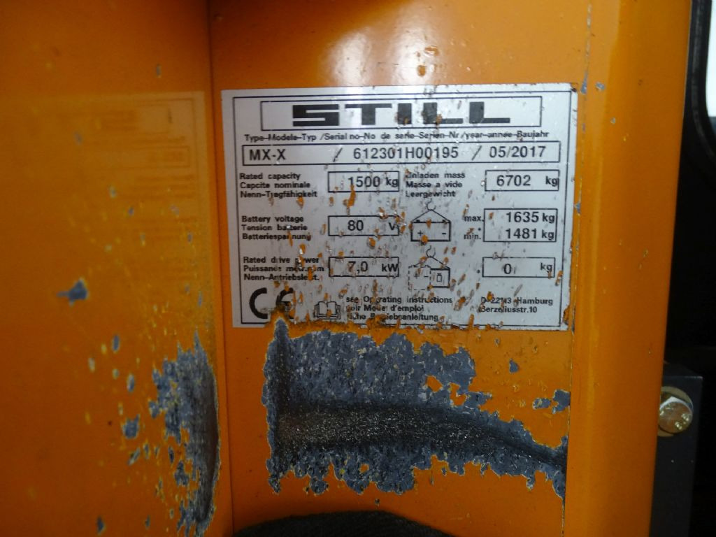 Still MX-X - Вилушкар за подигање роба: слика 5 Still MX-X - Вилушкар за подигање роба: слика 5