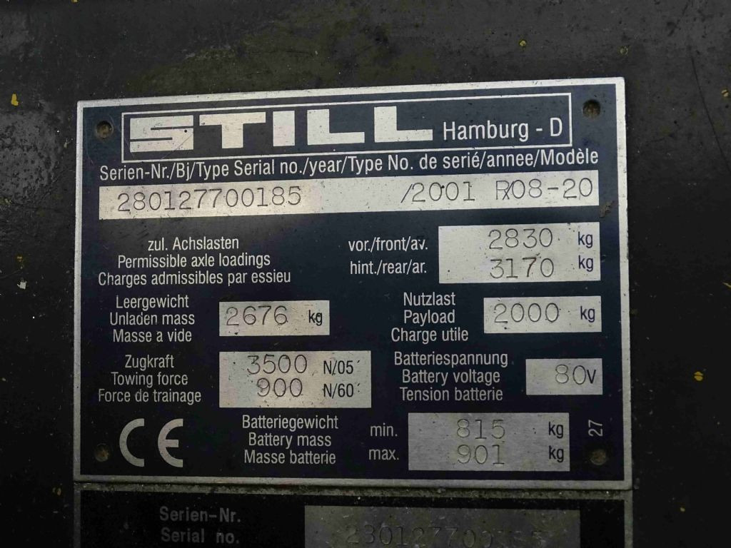 Still R08-20 - Тракторче за влечење: слика 5 Still R08-20 - Тракторче за влечење: слика 5