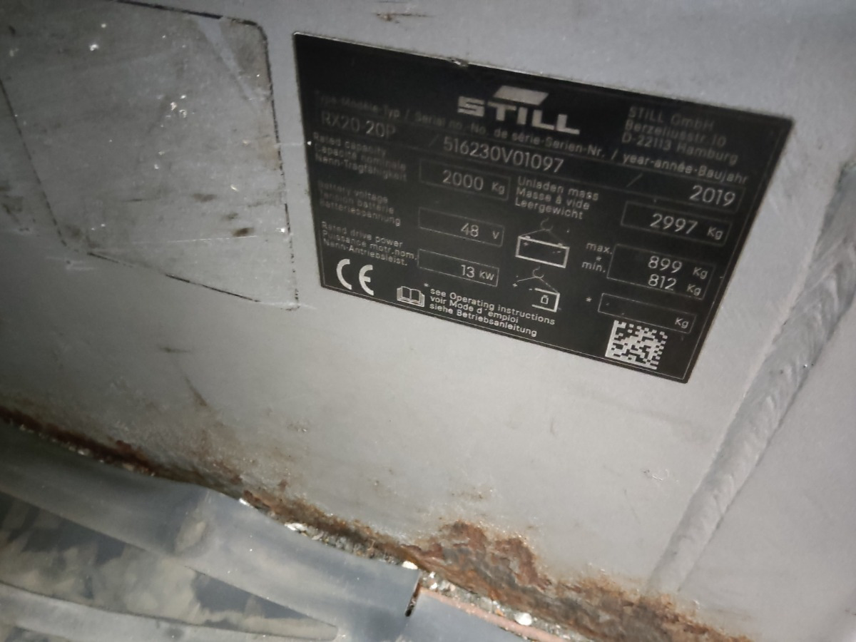 Still RX20-20P - Електричен вилушкар: слика 5 Still RX20-20P - Електричен вилушкар: слика 5