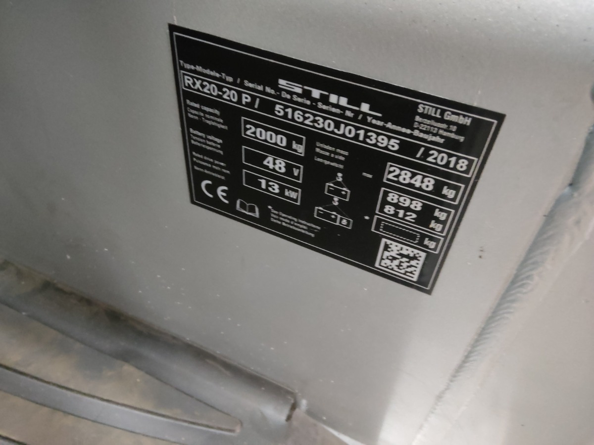 Still RX20-20P - Електричен вилушкар: слика 5 Still RX20-20P - Електричен вилушкар: слика 5