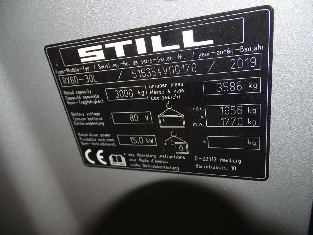 Still RX60-30L - Електричен вилушкар: слика 5 Still RX60-30L - Електричен вилушкар: слика 5