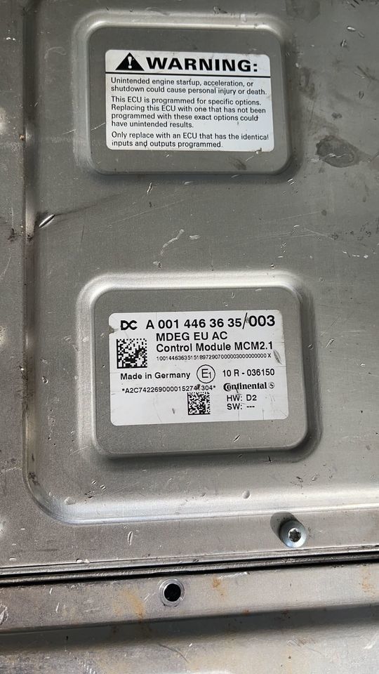 Mercedes Atego Euro 6 MCM2 A0014463635 OM934 - Единица за контрола за Камион: слика 1 Mercedes Atego Euro 6 MCM2 A0014463635 OM934 - Единица за контрола за Камион: слика 1