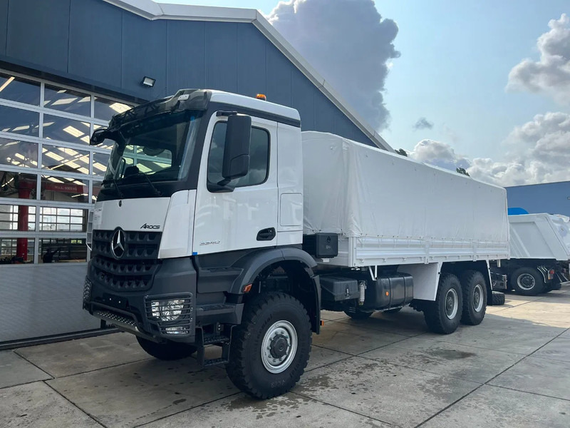 Mercedes-Benz Arocs 3340 A 6x6 Cargo Truck - Камион со церада: слика 1 Mercedes-Benz Arocs 3340 A 6x6 Cargo Truck - Камион со церада: слика 1
