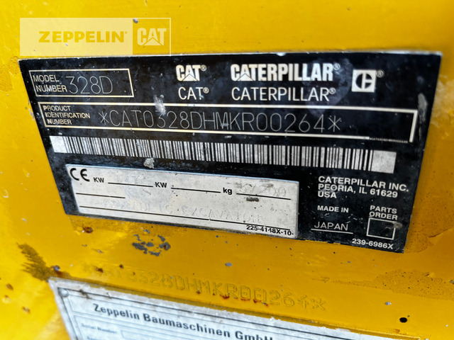 Cat 328DTUNNEL - Машина за дупчење тунел: слика 2 Cat 328DTUNNEL - Машина за дупчење тунел: слика 2