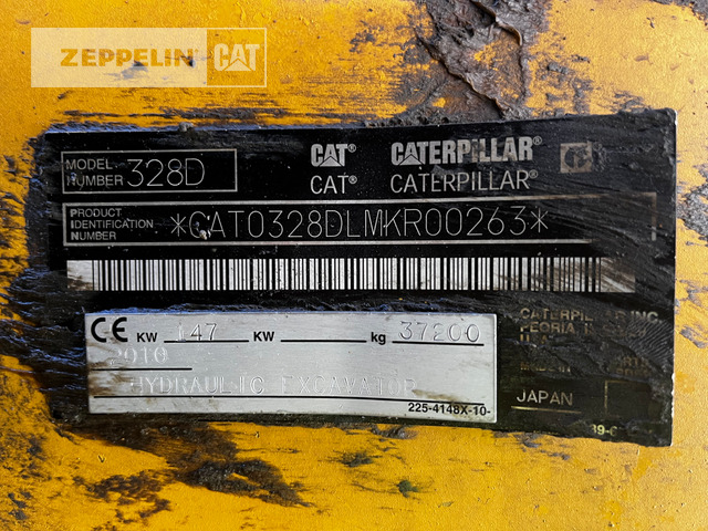 Cat 328DTUNNEL - Машина за дупчење тунел: слика 2 Cat 328DTUNNEL - Машина за дупчење тунел: слика 2
