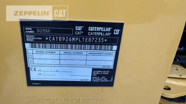 Cat 926M - Натоварувач на тркала: слика 5 Cat 926M - Натоварувач на тркала: слика 5