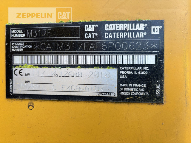 Cat M317F - Багер на тркала: слика 2 Cat M317F - Багер на тркала: слика 2
