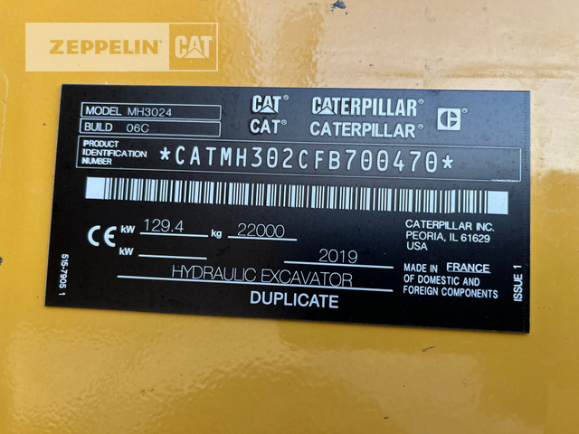 Cat MH3024-06C - Справувач со отпад/ Индустрија: слика 2 Cat MH3024-06C - Справувач со отпад/ Индустрија: слика 2