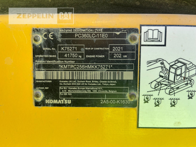 Komatsu PC360LC-11 - Багер за уривање: слика 2 Komatsu PC360LC-11 - Багер за уривање: слика 2