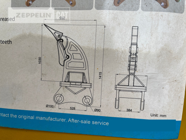 Komponenten Aufreißer 336D - Нож за парање за Градежна машина: слика 3 Komponenten Aufreißer 336D - Нож за парање за Градежна машина: слика 3