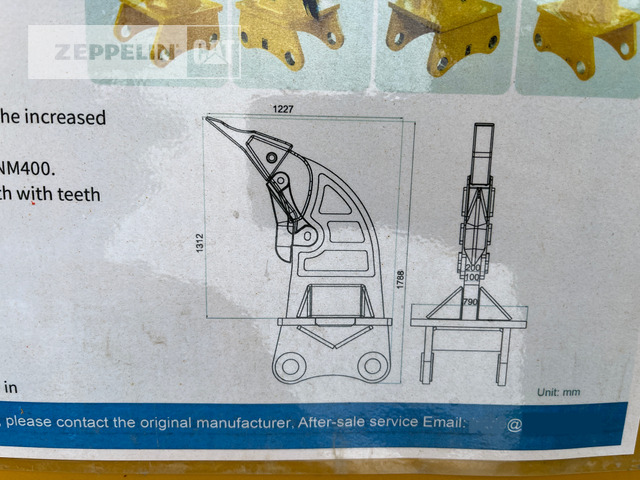 Komponenten Aufreißer 374 - Нож за парање за Градежна машина: слика 3 Komponenten Aufreißer 374 - Нож за парање за Градежна машина: слика 3