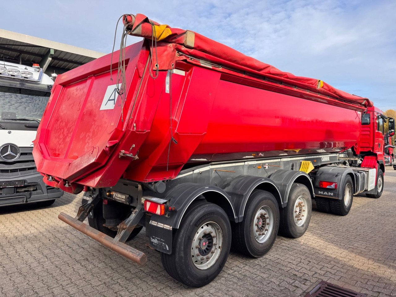 Carnehl CHKS /HH 24m³ HARDOX Stahlmulde Liftachse - Кипер полуприколка: слика 2 Carnehl CHKS /HH 24m³ HARDOX Stahlmulde Liftachse - Кипер полуприколка: слика 2