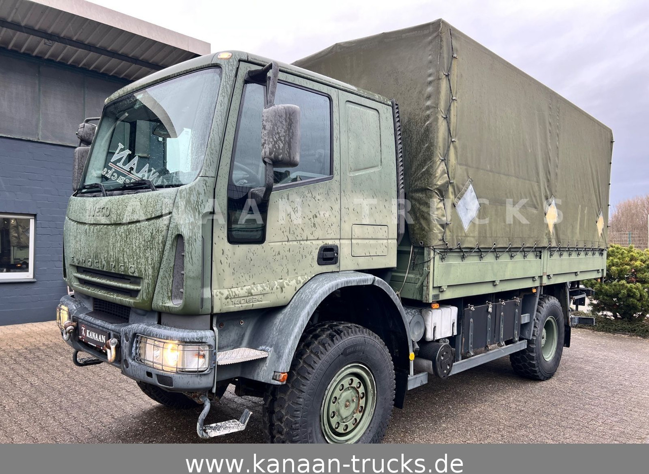 Iveco 140 E240 Eurocargo 4x4 Miltär Camper Expedition - Камион со церада: слика 2 Iveco 140 E240 Eurocargo 4x4 Miltär Camper Expedition - Камион со церада: слика 2