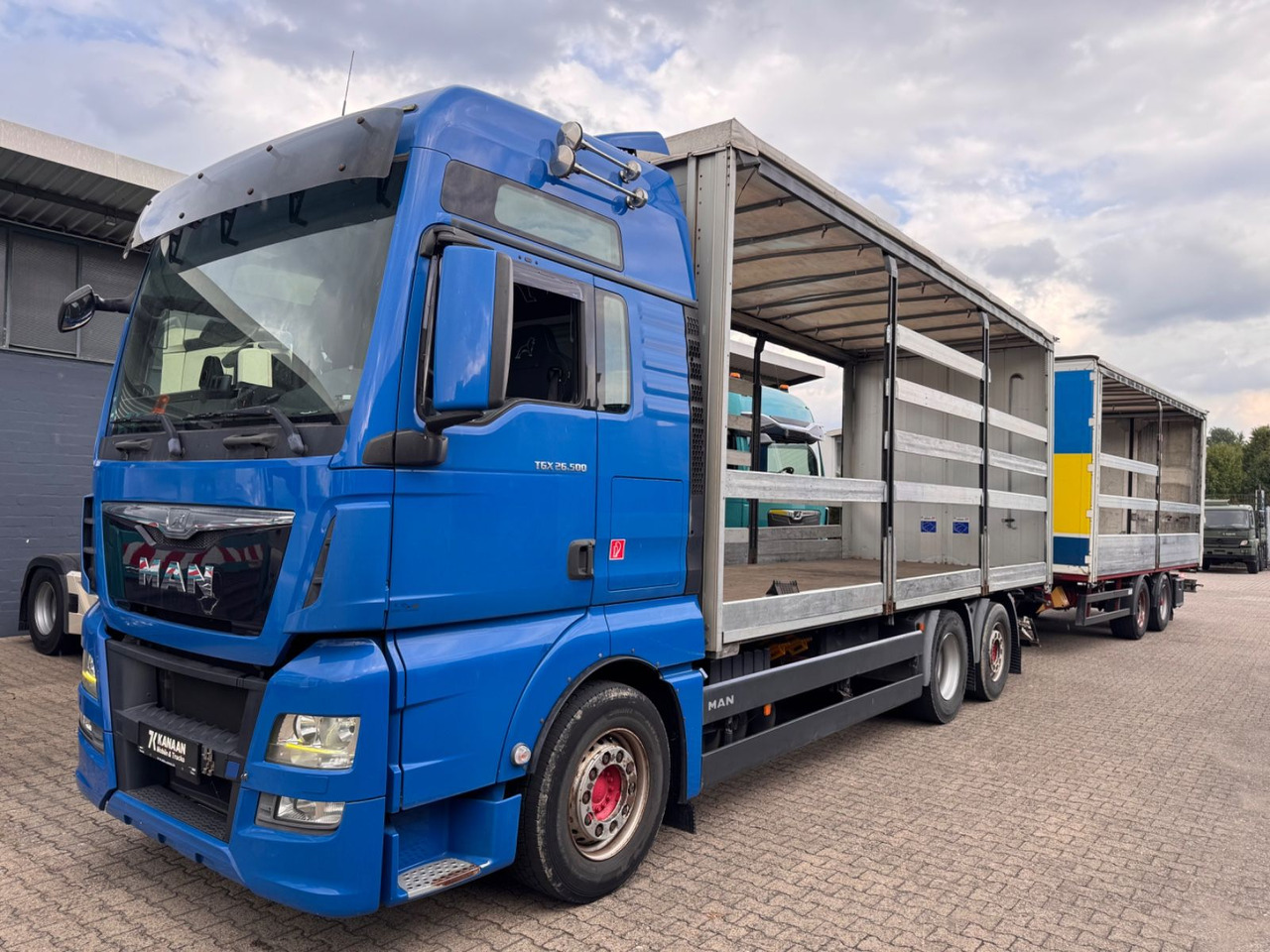 MAN 26.500 TGX+Anh LBW Euro6 Lift/Lenkachse - Камион со церада: слика 5 MAN 26.500 TGX+Anh LBW Euro6 Lift/Lenkachse - Камион со церада: слика 5