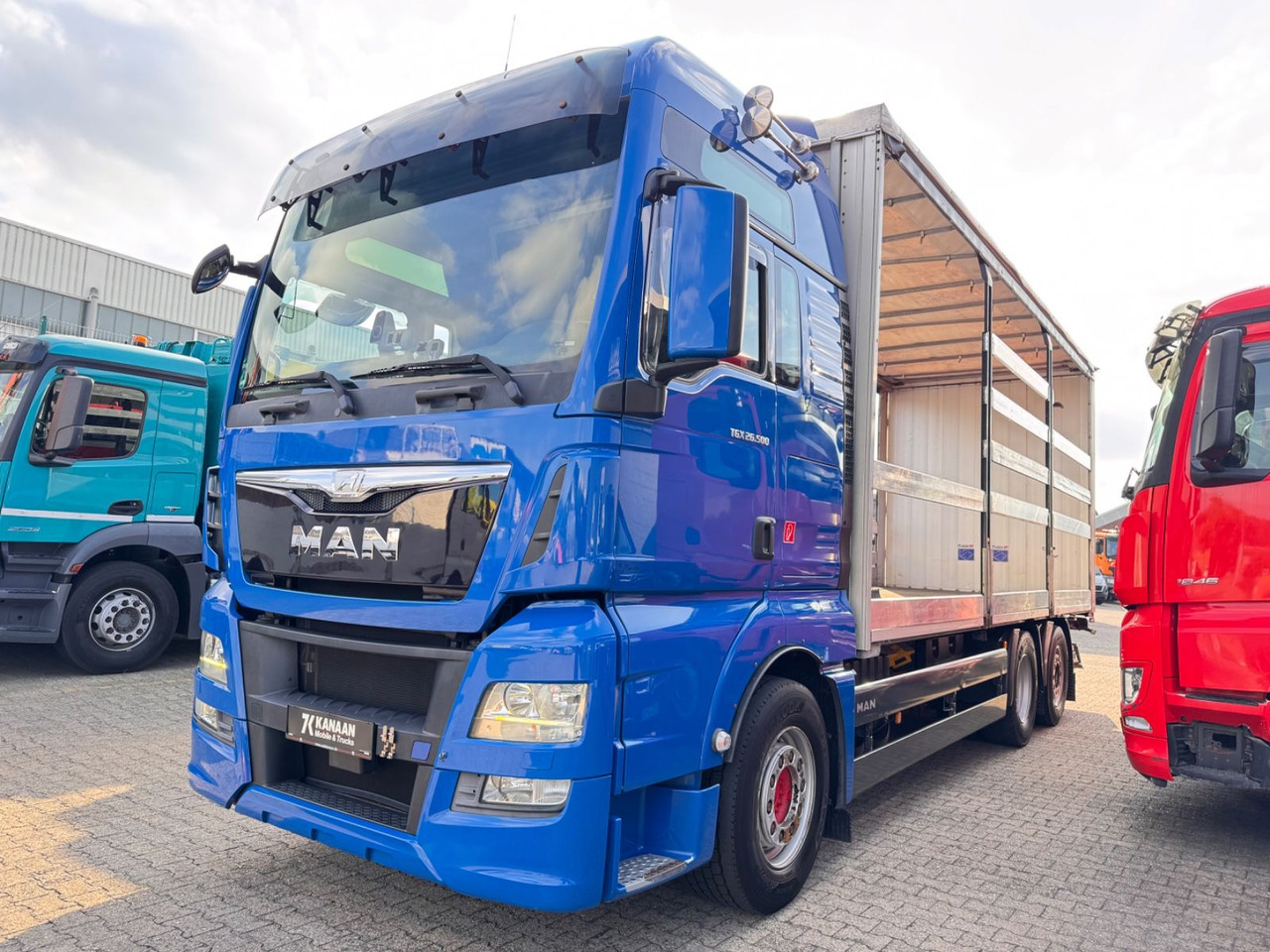 MAN 26.500 TGX+Anh LBW Euro6 Lift/Lenkachse - Камион со церада: слика 2 MAN 26.500 TGX+Anh LBW Euro6 Lift/Lenkachse - Камион со церада: слика 2